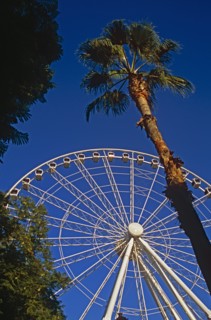 SPAIN, Andalucia, Seville, "The Wheel of Seville, Prado de San Sebastian."