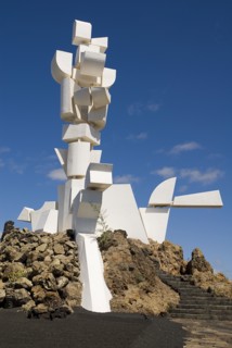 SPAIN, Canary  Islands, Lanzarote, "Monumento a La Campesino, the Monument to the Farmer or the