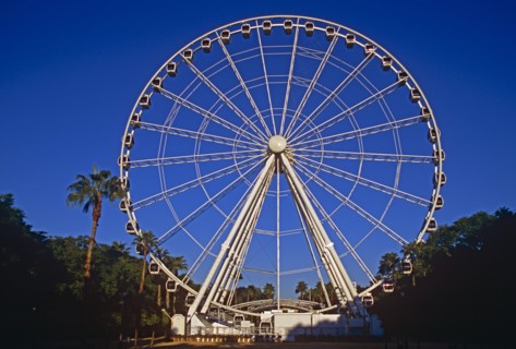SPAIN, Andalucia, Seville, "The Wheel of Seville, Prado de San Sebastian."