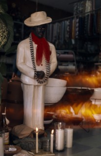 BRAZIL, Religion, Umbanda cult figure.
