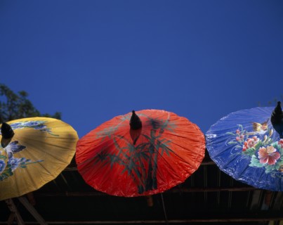 THAILAND, Chiang Mai Province, Bor Sang, "Bor Sang Umbrella and Sankampaeng Handicraft Festival.