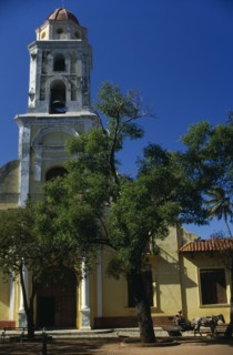 CUBA, Trinidad de Cuba, "Exterior of the former church now a museum of the revolutionary struggle.
