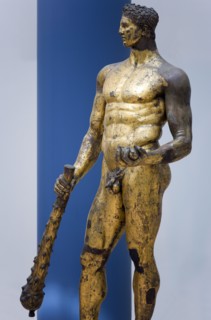 ITALY, Lazio, Rome, The Palazzo dei Conservatori part of the Capitoline Museum with the gilded