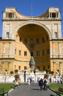 ITALY, Lazio, Rome, Vatican City Museum The central niche designed by Pirro Ligorio in the