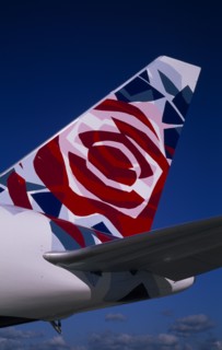 TRANSPORT, Air, Plane Detail, Boeing 767-336ER at Gatwick Airport operated by British Airways.