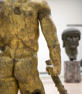 ITALY, Lazio, Rome, The Palazzo dei Conservatori part of the Capitoline Museum with the gilded