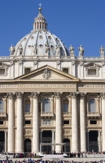 ITALY, Lazio, Rome, Vatican City Pope Benedict XVI Joseph Alois Radzinger seated under a canopy in
