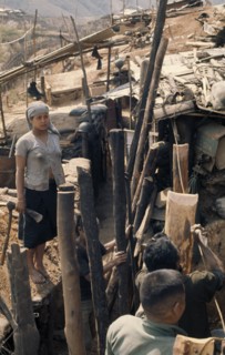 VIETNAM, Central Highlands, Dak Pek, Vietnam War. Dak Pek United States and Montagnard Special