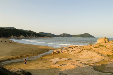 CHINA,  Zhejiang , Putuoshan, One Hundred Step Beach