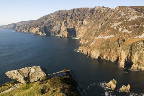 20093548 IRELAND Donegal Slieve League General vista of famous sea cliffs