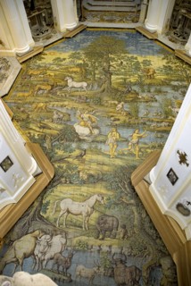 20093670 ITALY Campania Island of Capri Anacapri. The Church of San Michele with it s renowned majolica tiled floor dating from 1761