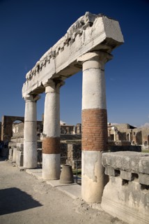 20093685 ITALY Campania Pompeii The Forum. Portico on its western side