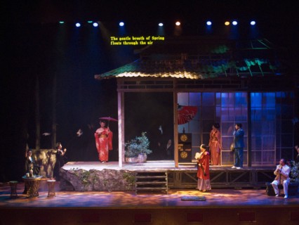 ENGLAND, East Sussex, Brighton, Dome theatre perfromance of Pucini’s Madame Butterfly opera.