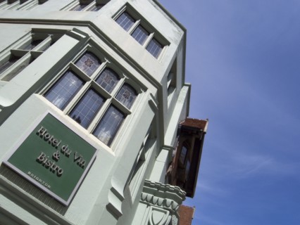 ENGLAND, East Sussex, Brighton, Exterior of the Hotel du Vin in Ship Street.