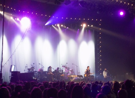 MUSIC, Performance, Concert, Nick Cave and the Badseeds on stage an the Brighton Centre.
