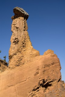 FRANCE, Provence Cote d’Azur, Vaucluse, "Colorado Provencal.  Cheminee de Fee or Fairy Chimneys.