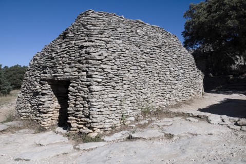 FRANCE, Provence Cote d’Azur, Vaucluse, "Le Village des Bories.  Abandoned primitive village near