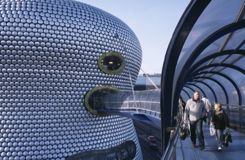 ENGLAND, West Midlands, Birmingham, "Selfridges Store at The Bullring Shopping Centre. Exterior
