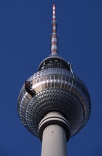 GERMANY, Berlin, Fernsehturm television tower.