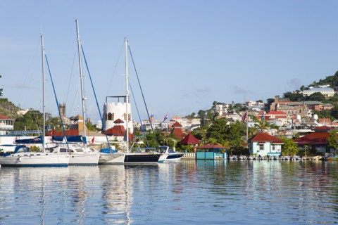 WEST INDIES, Grenada, St George, The new Peter de Savary marina development of Port Louis with the