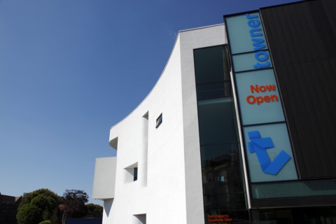 ENGLAND, East Sussex, Eastbourne, "Towner gallery building in Devonshire Park next to the Congress