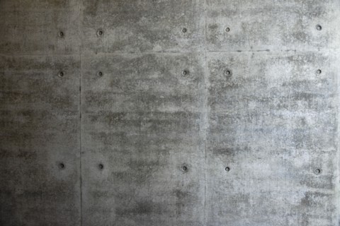 ARCHITECTURE, Detail, Walls, Section of concrete wall.