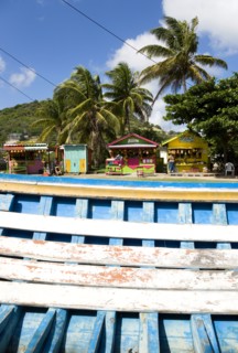 WEST INDIES, St Vincent & The Grenadines, Union Island, The fruit and vegetable market in Mulzac