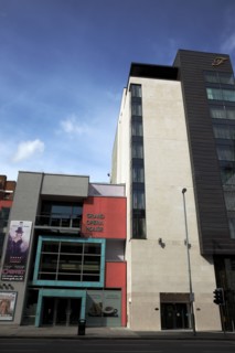 IRELAND, North, Belfast, "Great Victoria Street, exterior of the Grand OPera house modern extension