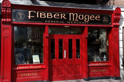 IRELAND, North, Belfast, "Keylands Place, Exterior of Fibber MaGee's Bar pub at the back of