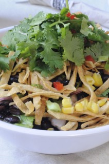 USA, California, Los Angeles, "Rojo y mojo salad, Native Foods, Palm Springs"