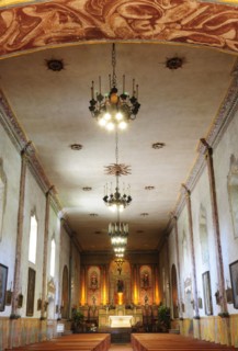 USA, California, Santa Barbara, "Church interior, Mission Santa Barbara"