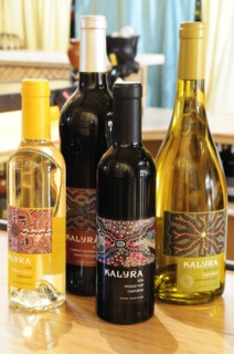 USA, California, Santa Barbara, "Selection of local wines, Kalyra Winery."