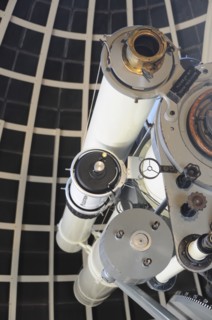 USA, California, Los Angeles, "Telescope detail, Griffith Park Observatory"