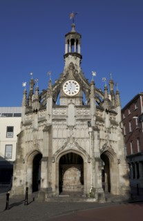 ENGLAND, West Sussex, Chichester, "The Cross, former market place on the intersection of the main