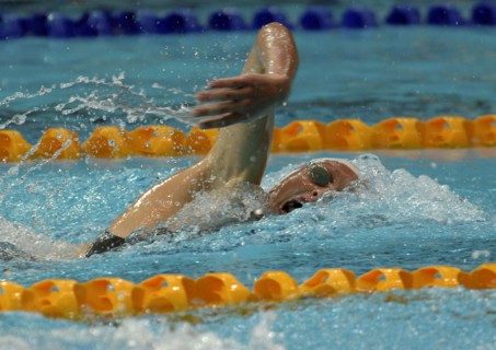 SPORT, Watersport, Swimming, Caitlin McClatchey winning the 400m Freestyle during the Commonwwealth