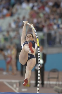 SPORT, Athletics, Pole Vault, "Scotlands Pole Vaulter Kirsty Maguire at the beginging of her assent