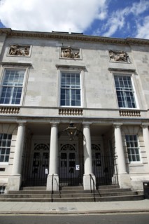ENGLAND, East Sussex, Lewes, "High Street, Crown Court Building."