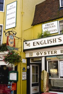 ENGLAND, East Sussex, Brighton, The Lanes Englishs Oyster Bar and Seafood Restaurant exterior.