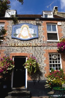 ENGLAND, East Sussex, Brighton, The Lanes The Druids Head one of the oldest pubs in the city dating