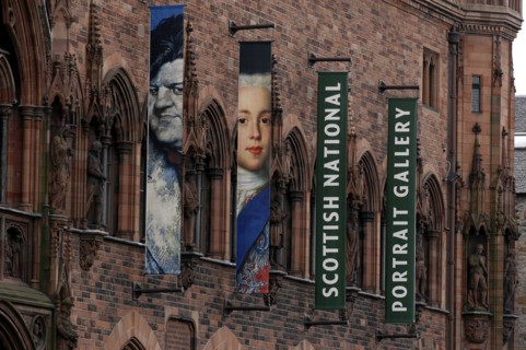 SCOTLAND, Lothian, Edinburgh, Exterior of the Scottish National Portrait Gallery in Queen Street