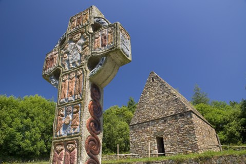 IRELAND, County Wexford, Irish National Heritage Park, Reconstruction of a typical monastic oratory