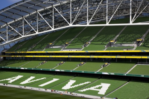 Ireland, County Dublin, Dublin City, Ballsbridge, Lansdowne Road, Aviva 50000 capacity all seater