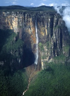 Venezuela, Bolivar State, Canaima National Park, Angel Falls or Kerepakupai Merú in the indigenous