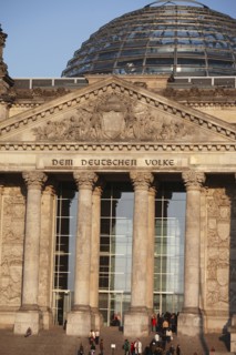 Germany, Berlin, the Reichstag building.