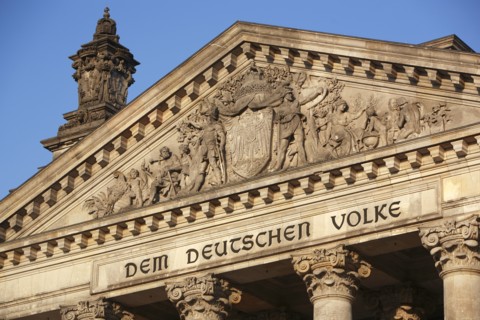 Germany, Berlin, the Reichstag building.