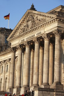 Germany, Berlin, the Reichstag building.
