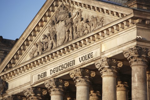 Germany, Berlin, the Reichstag building.