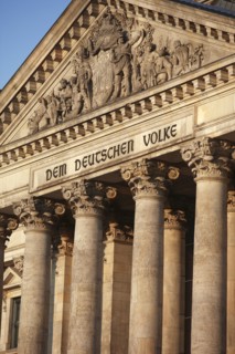 Germany, Berlin, the Reichstag building.