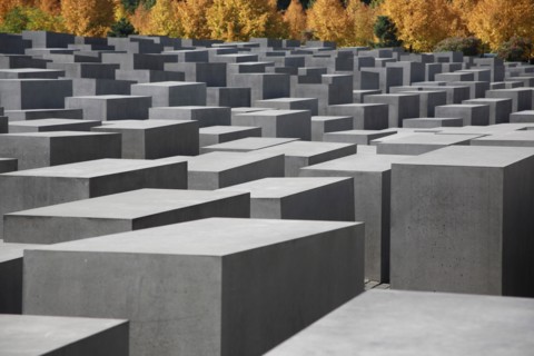 Germany, Berlin, Stele, Holocaust Memorial.