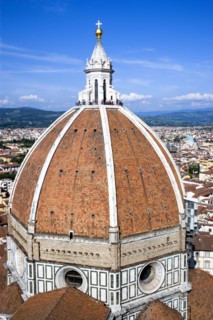 ITALY, Tuscany, Florence, The Dome of the Cathedral of Santa Maria del Fiore the Duomo by